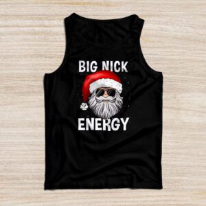 Big Nick Energy Funny Santa Christmas Tank Top