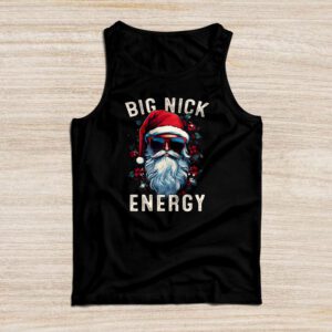 Big Nick Energy Funny Santa Christmas Tank Top