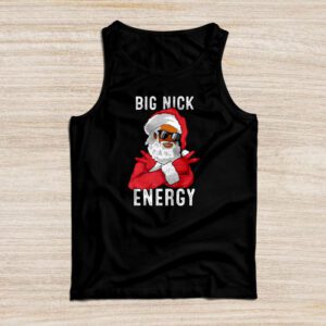 Big Nick Energy Funny Santa Christmas Tank Top