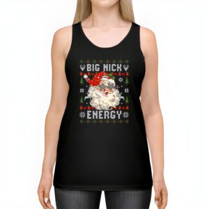 Big Nick Energy Santa Naughty Adult Ugly Christmas Sweater Tank top 2 2