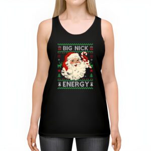 Big Nick Energy Santa Naughty Adult Ugly Christmas Sweater Tank top 2 3