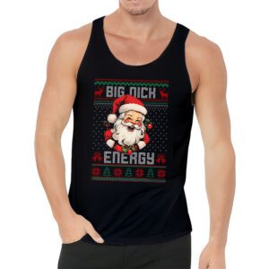 Big Nick Energy Santa Naughty Adult Ugly Christmas Sweater Tank top 3 1