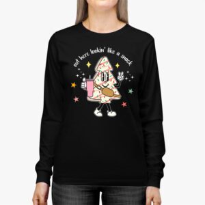 Boojee Out Here Lookin Like A Snack Funny Christmas Longsleeve Tee 2 4