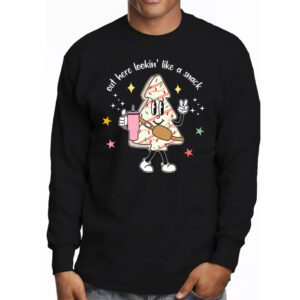 Boojee Out Here Lookin Like A Snack Funny Christmas Longsleeve Tee 3 4