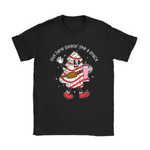 Boojee Out Here Lookin Like A Snack Funny Christmas T-Shirt