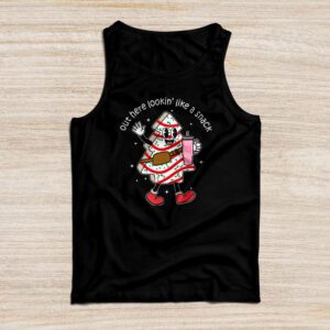 Boojee Out Here Lookin Like A Snack Funny Christmas Tank Top