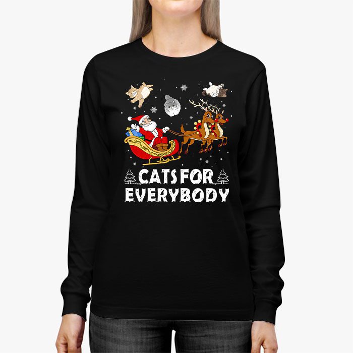 Cats-For-Everybody-Christmas-Cat-Funny-Xmas-Women-Santa-Longsleeve-Tee-2 Cats For Everybody Christmas Cat Funny Xmas Women Santa Longsleeve Tee 2 2