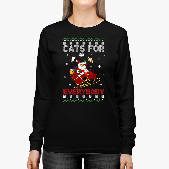 Cats-For-Everybody-Christmas-Cat-Funny-Xmas-Women-Santa-Longsleeve-Tee-2 Cats For Everybody Christmas Cat Funny Xmas Women Santa Longsleeve Tee 2 4