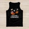 Cats For Everybody Christmas Cat Funny Xmas Women Santa Tank Top