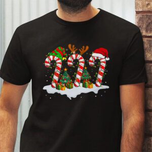 Christmas Candy Cane Santa Xmas Kids Toddler Youth Women Men T Shirt 2 4