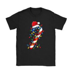 Christmas Candy Cane Santa Xmas Kids Toddler Youth Women Men T-Shirt
