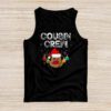 Christmas Cousin Crew Reindeer Santa hat Lights Kids Teens Tank Top