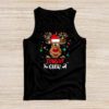 Christmas Cousin Crew Reindeer Santa hat Lights Kids Teens Tank Top