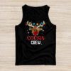 Christmas Cousin Crew Reindeer Santa hat Lights Kids Teens Tank Top