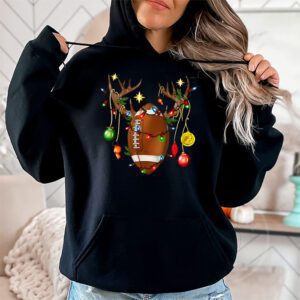 Christmas Football Ball Xmas Lights Funny Boys Men Sport Hoodie 1 3