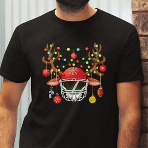 Christmas Football Ball Xmas Lights Funny Boys Men Sport T Shirt 2 1