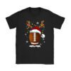 Christmas Football Ball Xmas Lights Funny Boys Men Sport T-Shirt