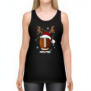 Christmas Football Ball Xmas Lights Funny Boys Men Sport Tank Top 2 2