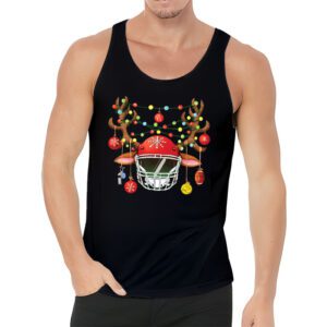 Christmas Football Ball Xmas Lights Funny Boys Men Sport Tank Top 3 1