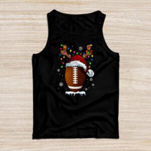 Christmas Football Ball Xmas Lights Funny Boys Men Sport Tank Top