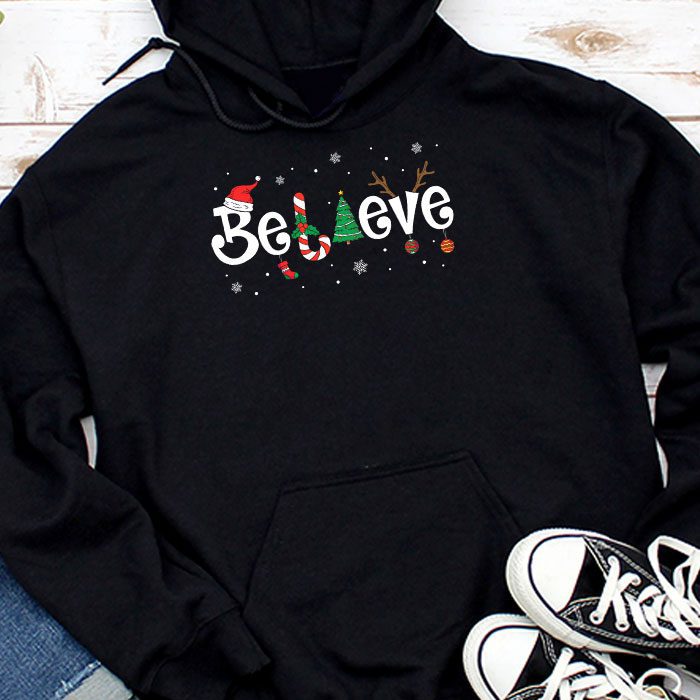 Christmas-Hoodie-Believe-in-Santa-Claus-Shirt-Hoodie Christmas Hoodie - Believe in Santa Claus Shirt Hoodie