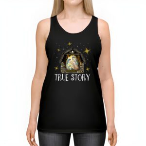 Christmas Nativity Shirt True Story Nativity Scene Gifts Tank Top 2