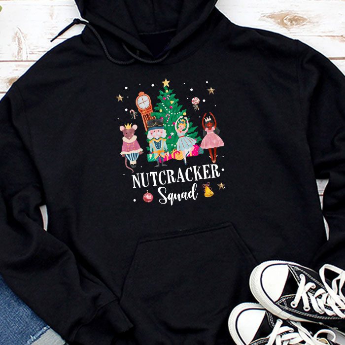Christmas-Nutcracker-Squad-Ballet-Dance-Women-Kids-Girls-Hoodie Christmas Nutcracker Squad Ballet Dance Women Kids Girls Hoodie