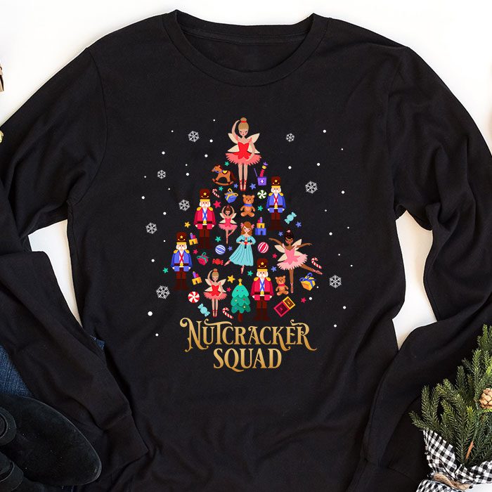 Christmas-Nutcracker-Squad-Ballet-Dance-Women-Kids-Girls-Longsleeve-Tee-1 Christmas Nutcracker Squad Ballet Dance Women Kids Girls Longsleeve Tee 1 1