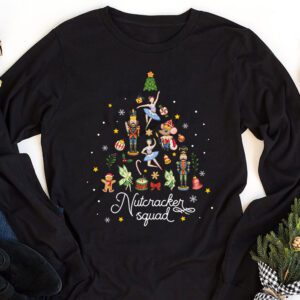 Christmas Nutcracker Squad Ballet Dance Women Kids Girls Longsleeve Tee 1 3