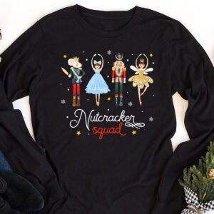 Christmas Nutcracker Squad Ballet Dance Women Kids Girls Longsleeve Tee 1 4