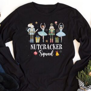 Christmas Nutcracker Squad Ballet Dance Women Kids Girls Longsleeve Tee 1 5
