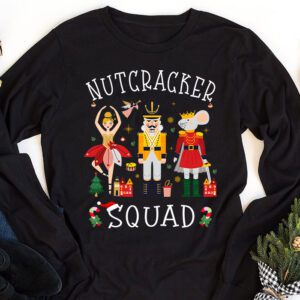 Christmas Nutcracker Squad Ballet Dance Women Kids Girls Longsleeve Tee 1 6