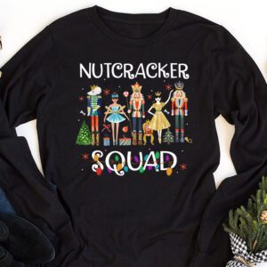Christmas Nutcracker Squad Ballet Dance Women Kids Girls Longsleeve Tee 1 7