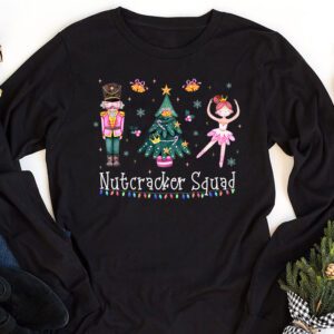 Christmas Nutcracker Squad Ballet Dance Women Kids Girls Longsleeve Tee 1 8