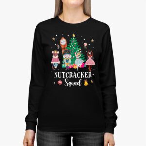 Christmas Nutcracker Squad Ballet Dance Women Kids Girls Longsleeve Tee 2 2