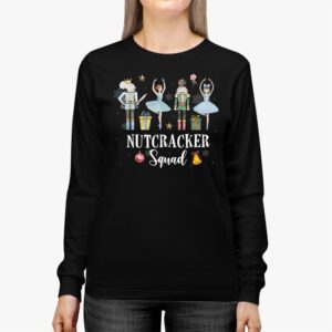 Christmas Nutcracker Squad Ballet Dance Women Kids Girls Longsleeve Tee 2 5