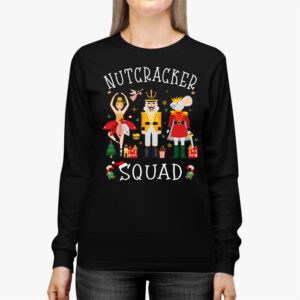 Christmas Nutcracker Squad Ballet Dance Women Kids Girls Longsleeve Tee 2 6