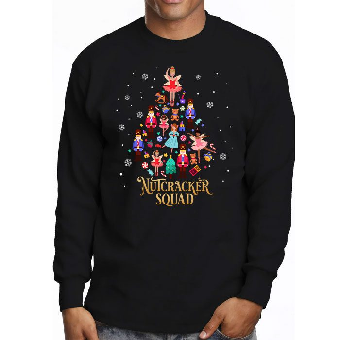 Christmas-Nutcracker-Squad-Ballet-Dance-Women-Kids-Girls-Longsleeve-Tee-3 Christmas Nutcracker Squad Ballet Dance Women Kids Girls Longsleeve Tee 3 1