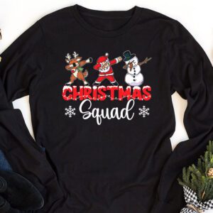 Christmas Squad Family Group Matching Christmas Party Pajama Longsleeve Tee 1 4