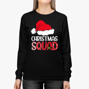 Christmas Squad Family Group Matching Christmas Party Pajama Longsleeve Tee 2 3