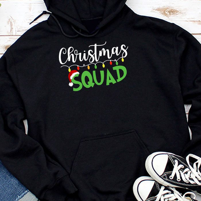 Christmas-Squad-Funny-Xmas-Tree-Family-Matching-Pajamas-Boys-Hoodie Christmas Squad Funny Xmas Tree Family Matching Pajamas Boys Hoodie