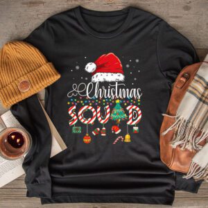 Christmas Squad Funny Xmas Tree Family Matching Pajamas Boys Longsleeve Tee