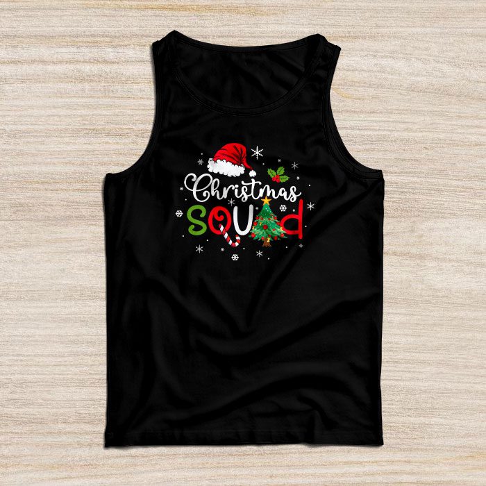 Christmas Squad Funny Xmas Tree Family Matching Pajamas Boys Tank Top