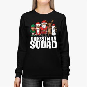 Christmas Squad Santa Dabbing Elf Family Matching Pajamas Longsleeve Tee 2 Christmas Squad Santa Dabbing Elf Family Matching Pajamas Longsleeve Tee 2 3