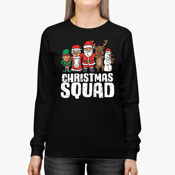 Christmas-Squad-Santa-Dabbing-Elf-Family-Matching-Pajamas-Longsleeve-Tee-2 Christmas Squad Santa Dabbing Elf Family Matching Pajamas Longsleeve Tee 2 3