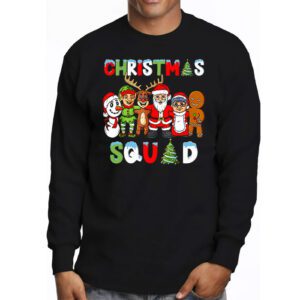 Christmas Squad Santa Dabbing Elf Family Matching Pajamas Longsleeve Tee 3 1