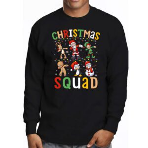 Christmas Squad Santa Dabbing Elf Family Matching Pajamas Longsleeve Tee 3 4
