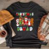 Christmas Squad Santa Dabbing Elf Family Matching Pajamas Longsleeve Tee