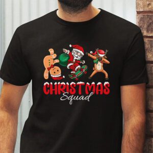 Christmas Squad Santa Dabbing Elf Family Matching Pajamas T Shirt 2 2