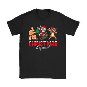 Christmas Squad Santa Dabbing Elf Family Matching Pajamas T-Shirt